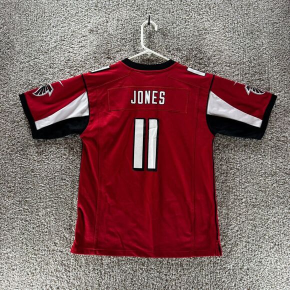 Atlanta Falcons Jersey Julio Jones Youth Large Red Nike On Field NFL Football - Picture 1 of 14